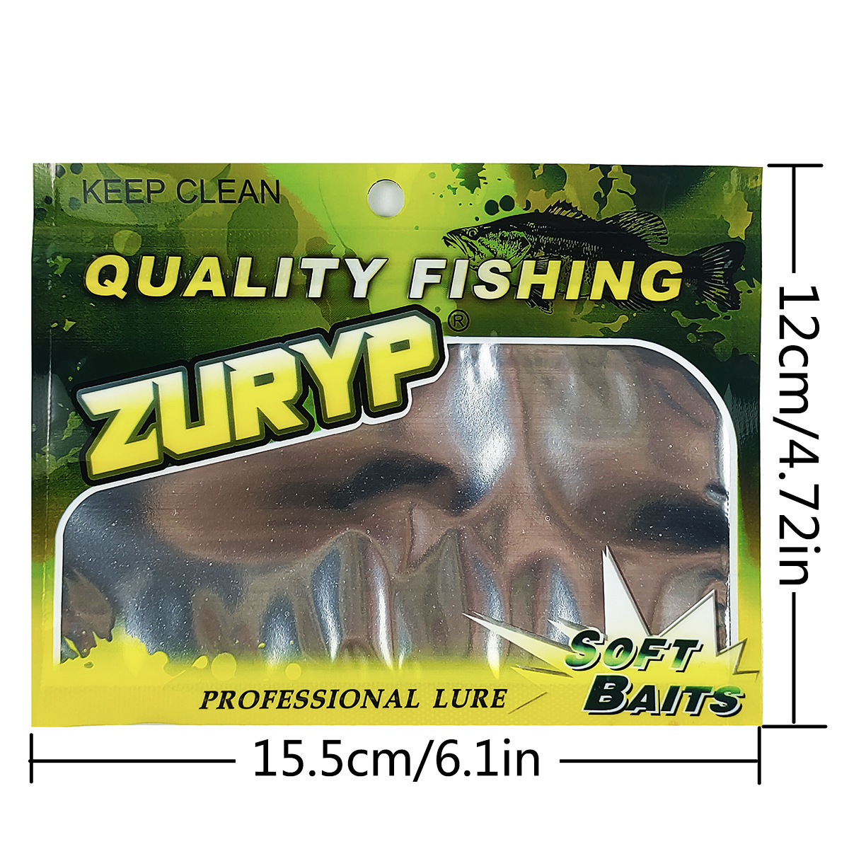 Soft Plastic Lure - 100 stücke Köder Boutique Verpackungs tasche