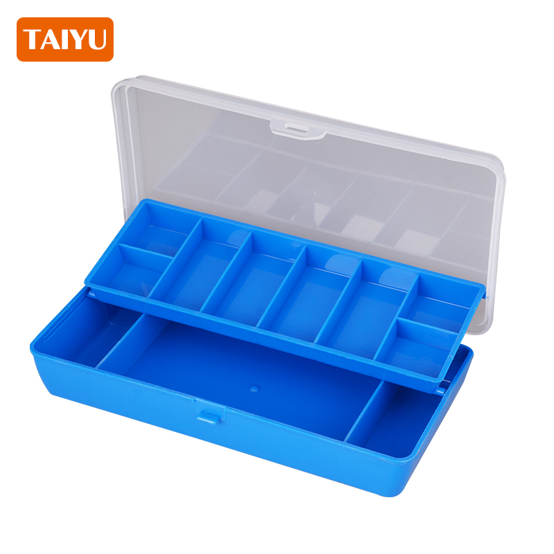 Soft Plastic Lure - TAIYU Tragbare Angelgerät-Box, 11 Fächer, doppelstöckiger