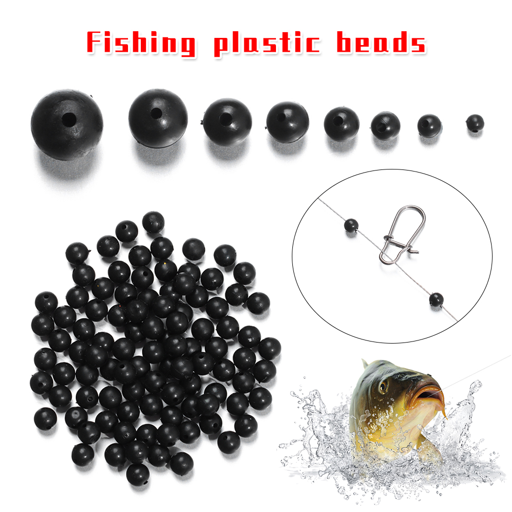 Soft Plastic Lure - 100 teile/los Angeln Perlen Raum Stopper
