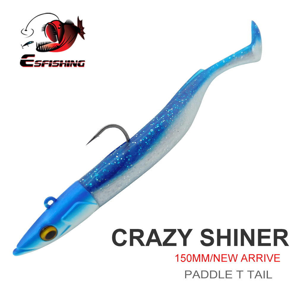 Soft Plastic Lure - ESFISHING Weicher Angelköder Leurre Souple Crazy