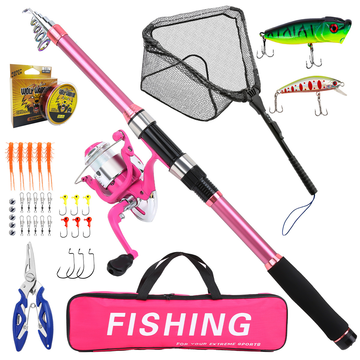 Angelruten-Set Komplettset mit – Fishing Equipment For Kids Bewertung und Preis