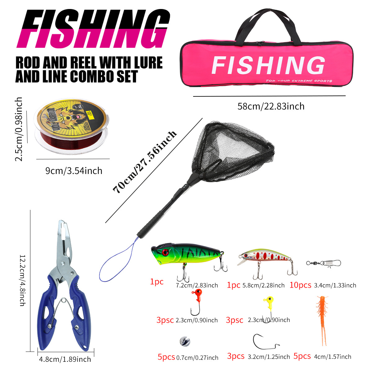 Angelruten-Set Komplettset mit – Fishing Equipment For Kids Bewertung und Preis