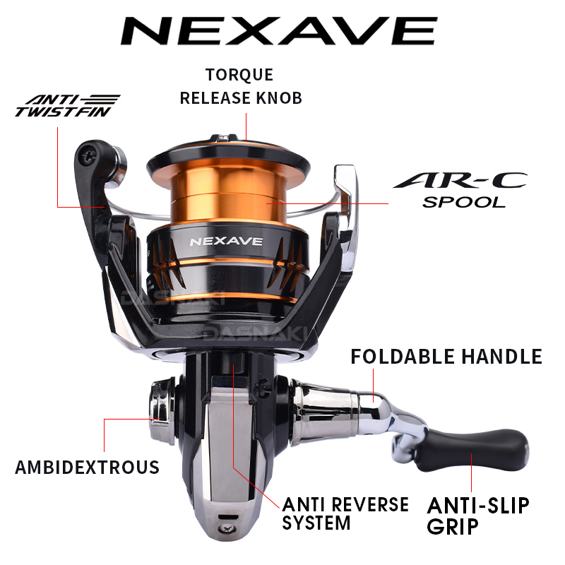 Shimano 2026 NEXAVE Spinnrolle – Daiwa Reel Fuego Bewertung und Preis