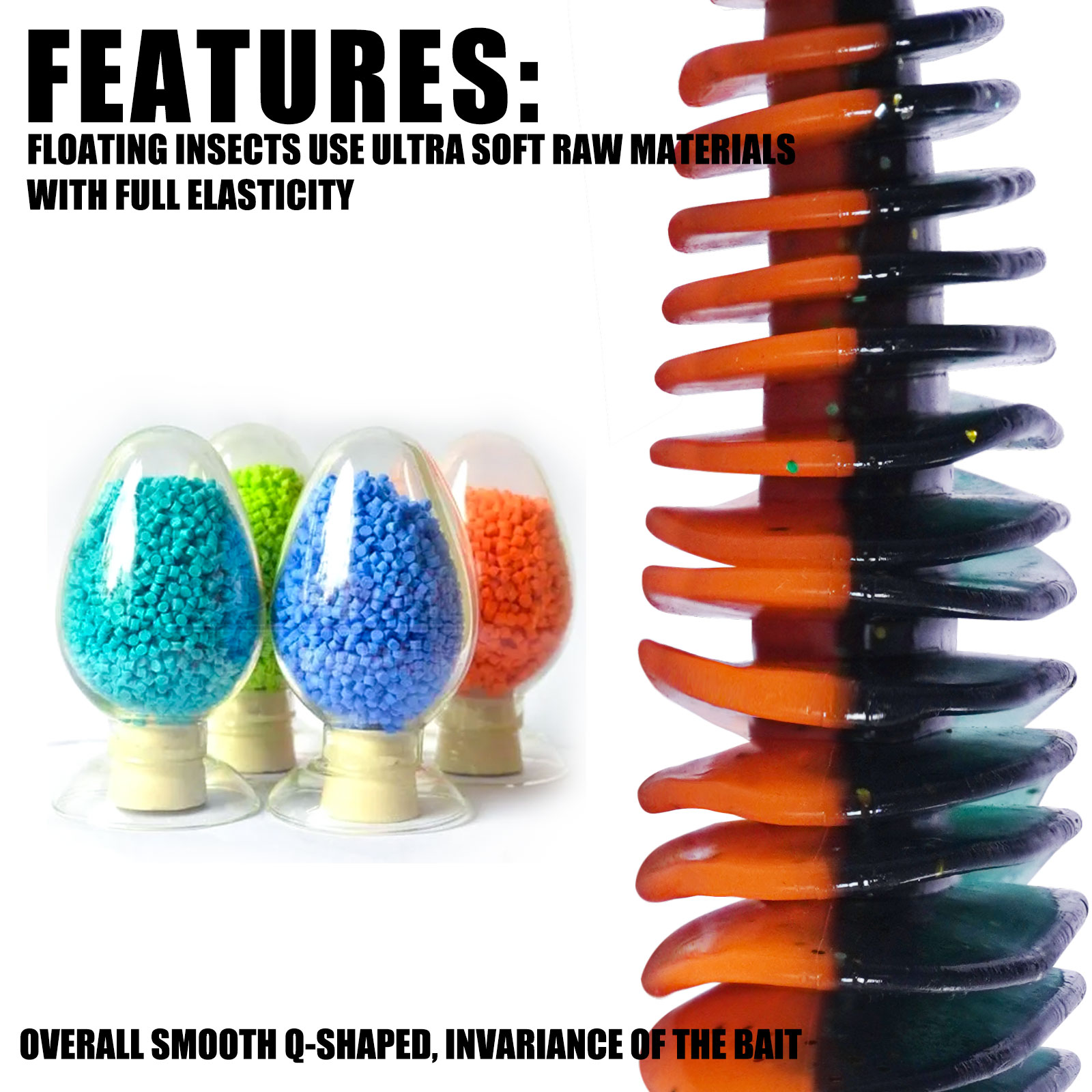 SAMOLLA Wurm Silikon Weicher K – Soft Plastic Lure Bewertung und Preis