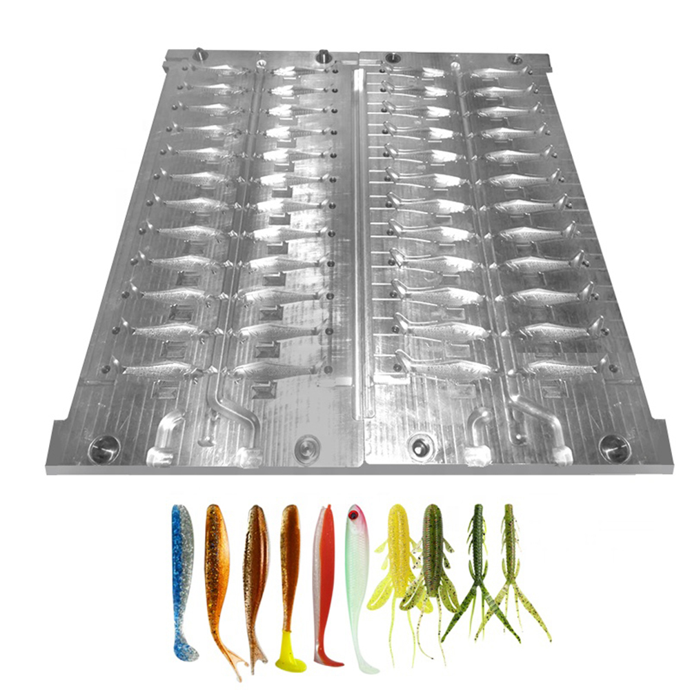 Kundenspezifische Spritzgussfo – Soft Plastic Lure Bewertung und Preis
