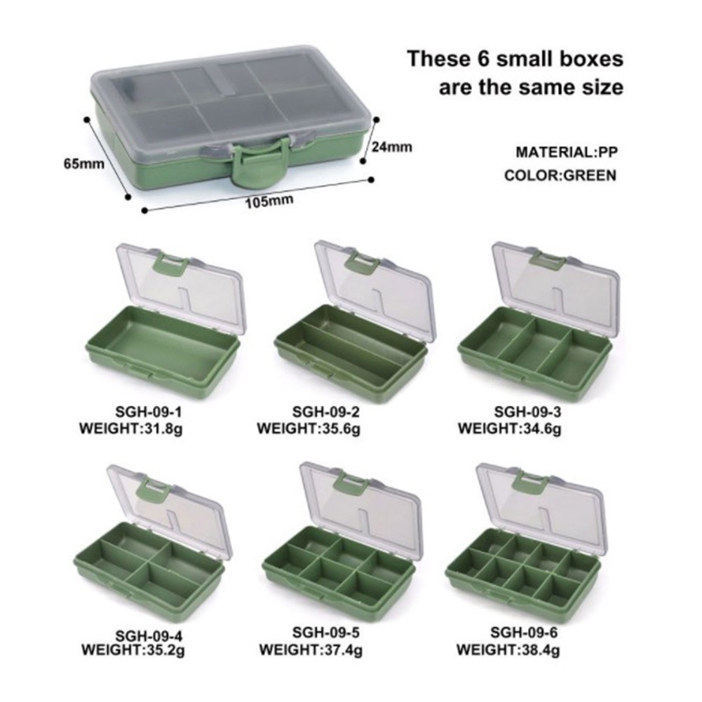 4/8-Fächer-Aufbewahrungsbox, A – Fishing Equipment Bait Bewertung und Preis