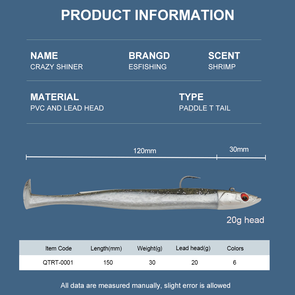 ESFISHING Weicher Angelköder L – Soft Plastic Lure Bewertung und Preis